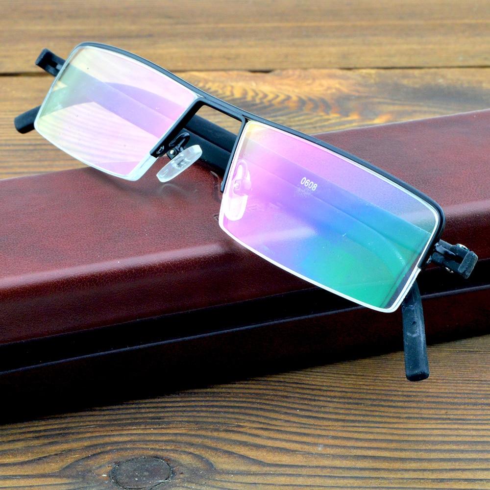 

Мужские очки для чтения в полуоправе с 12-слойным покрытием и корпусом из полиуретана +0,75 +1 +1,25 +1,5 +1,75 +2 от +2,5 до +4 +2.5 чёрный