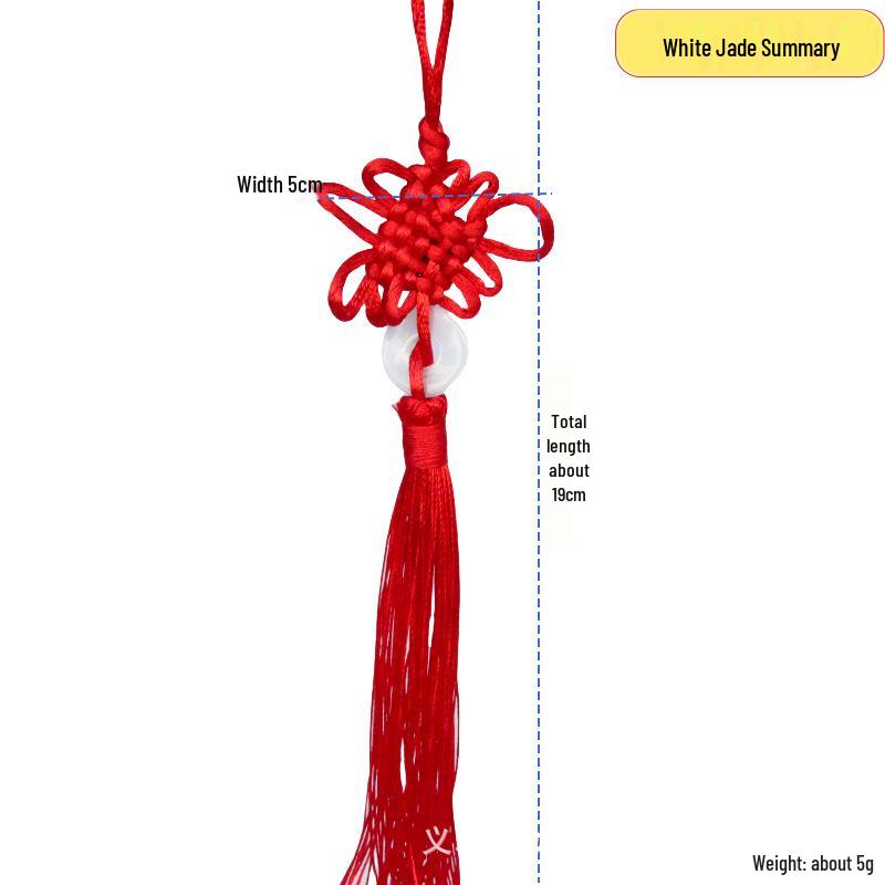 

Festive Red Small Chinese Knot Tassel Bonsai Decoration