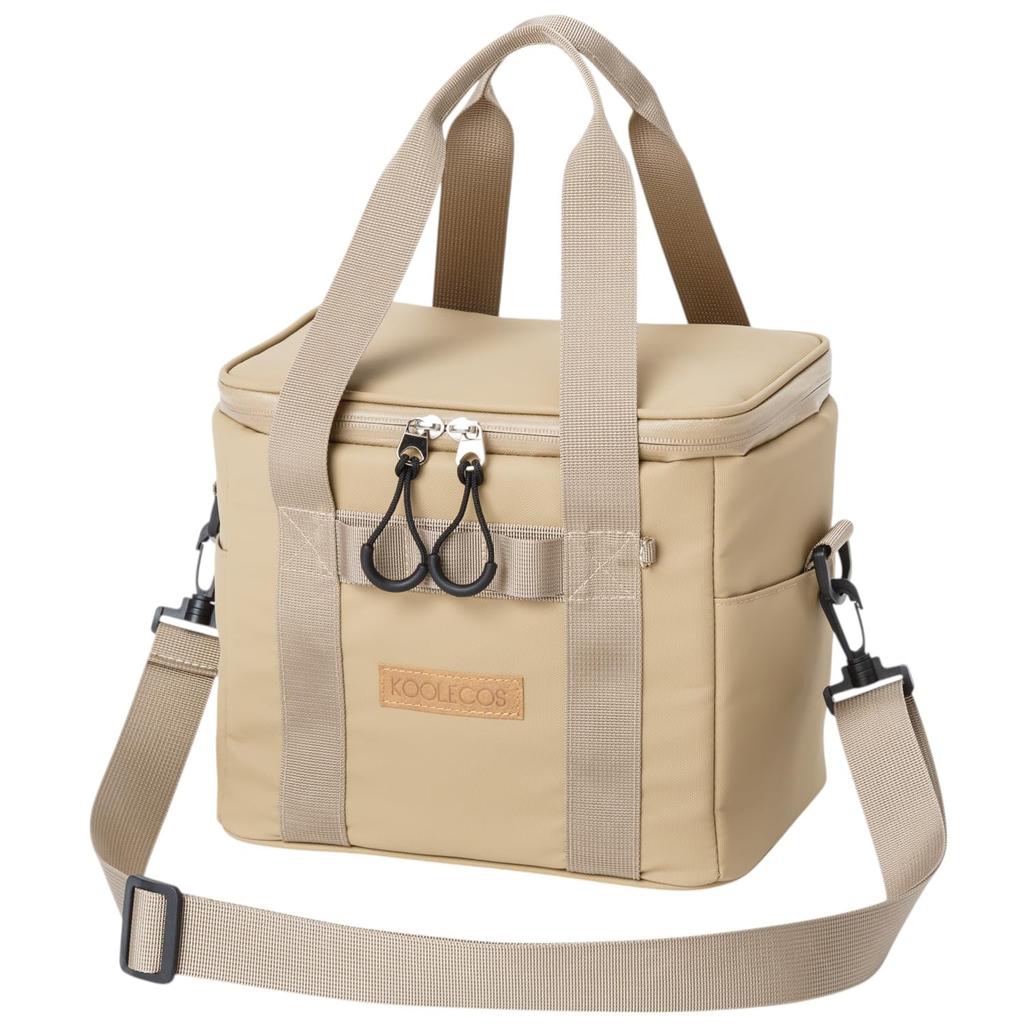 Official KOOLECOS Cooler Insulated with Ice Packs In the Available In 2 Perfect for Club Outdoor and Disaster Preparedness Bag, Lid, 6-Sided