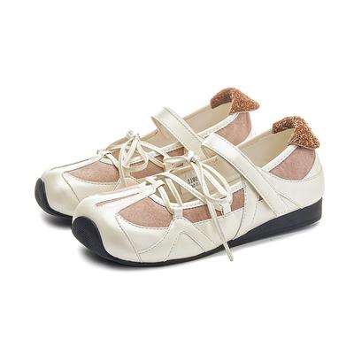 Moda AIYUQI 2025 nuove scarpe Mary Jane basse da donna antiscivolo con lacci mocassini da ballo per donna taglia grande punta quadrata scarpe da donna