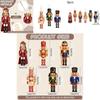 Charming Wooden Nutcracker Soldier Christmas Decoration Perfect For Festive Celebrations