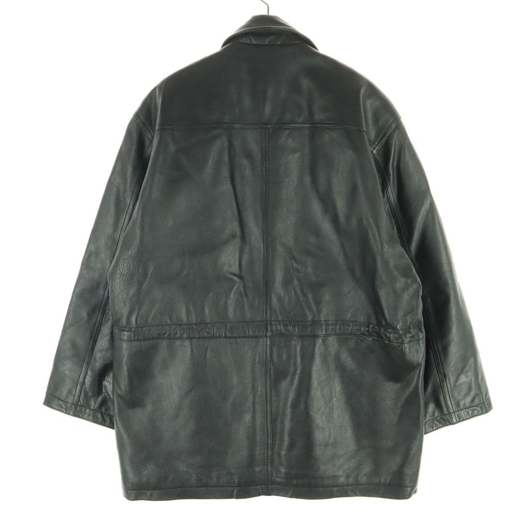 Long Sleeve Single Padding Leather Jacket S Brown Sheep Leather Men's Used