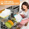 10 Pack Dishwasher Safe Reble Bags, Leakproof Reble Freezer Bags, BPA Free Food Storage Bags for Lunch Marinate Food Travel - 3 Gallon 3 Snack 4