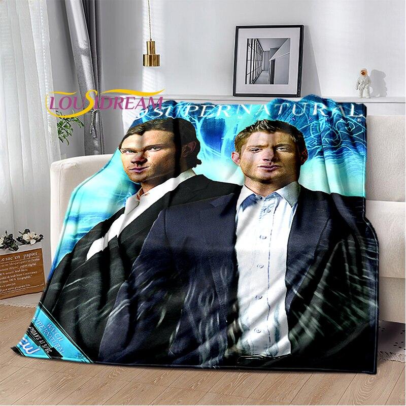 

Drama Supernatural Characters Blanket Couch Quilt Cover Travel super natural Throw Blanket Flannel Blanket Bedspread 150x180cm