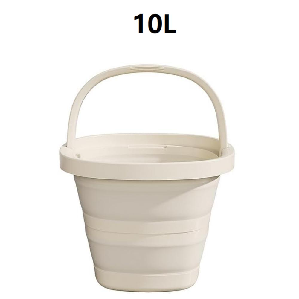 Convenient and easy-to-store foldable bucket cleaning bucket with handle, foldable design, suitable for home, camping, RV, clean