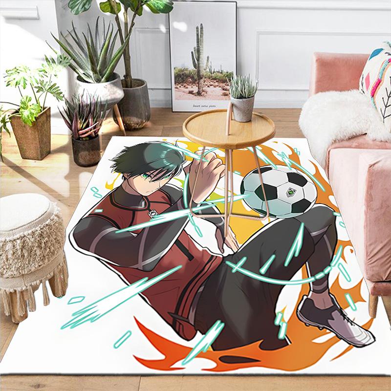 1pc Soccer Ball Breaks Glass Carpet Rug for Bedroom Living Room Decor Sofa Home Game Area Rug Non-slip Floor Mat. DT71601116