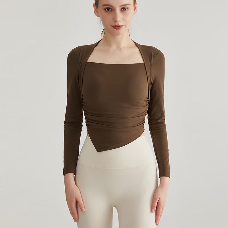 Women s Quick-Dry Padded Long Sleeve Sports Top S-XL