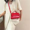 Mini-Crossbody-Tasche im Vintage-Stil für Damen - Schwarz, Magnetverschluss, Verstellbarer Riemen, Perfekt für Weihnachts- & Erntedankfeste