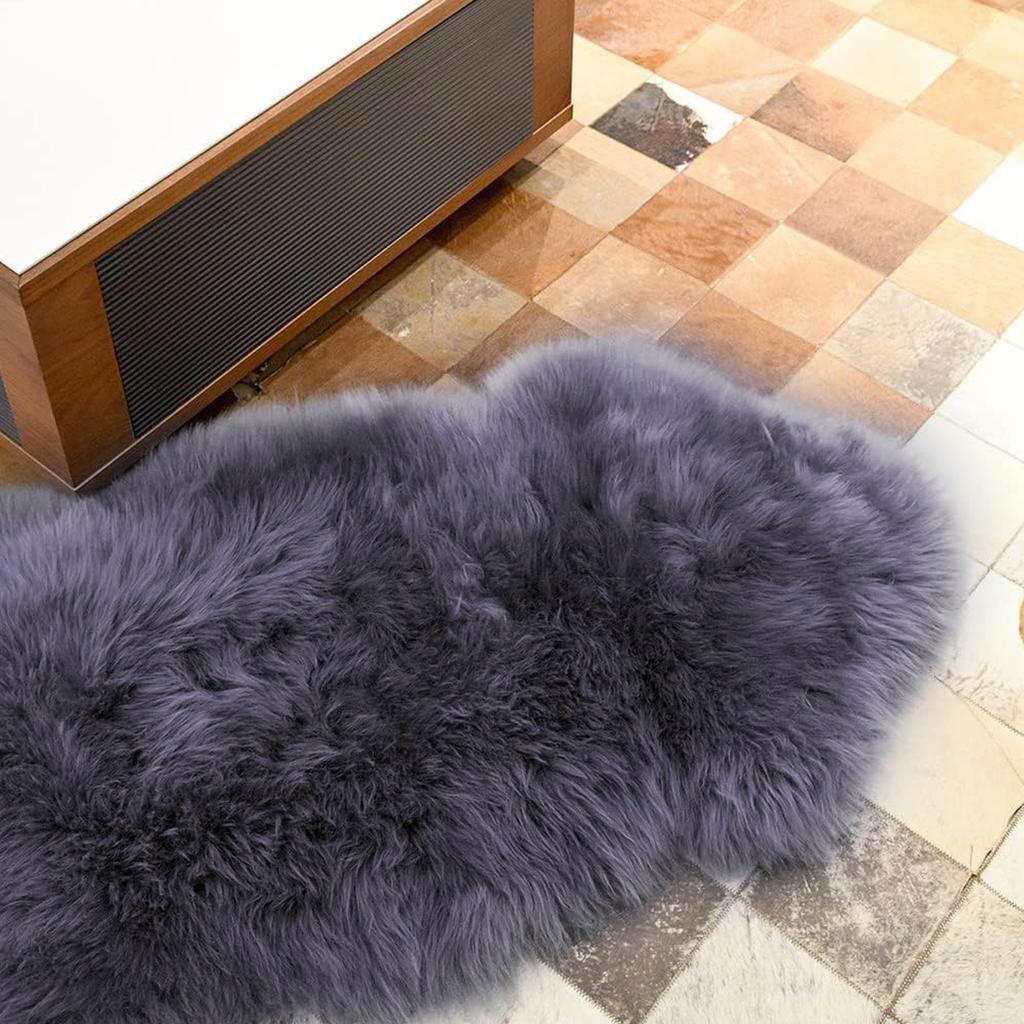 Wool genuine sheepskin carpet pure fluffy and natural household carpet car carpet sofa for Chair Cover Super Area Rugs