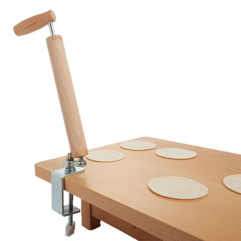 ABBP-Premium Wooden Rolling Pin For Baking - 360° Rotating Handle, Non-Stick Surface, Ideal For Dough, Pizza, And Pastries