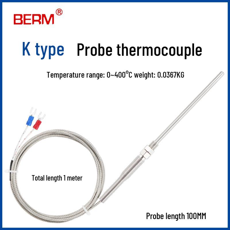 K-Type Thermocouple Temperature Sensor Probe with Controller