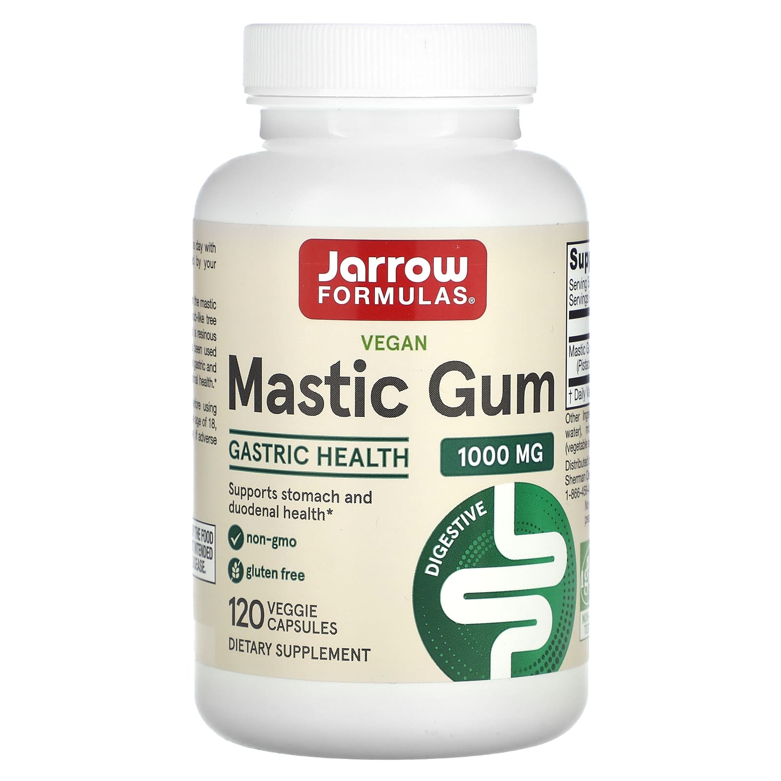 

Vegan Mastic Gum, Veggie Capsules 120 (500Mg per Capsule)