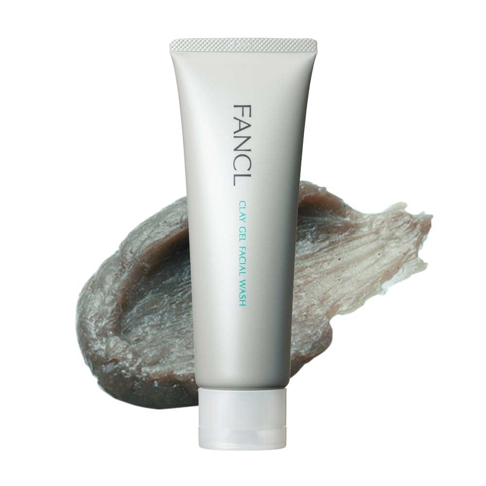 FANCL Mud Gel Facial Cleanser 120g x 1 bottle 60 Pore cleansing clay facial mud removes pore strawberry mud suitable for sensitive (approx. uses) gel,
