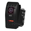 12V Led Boat Switch Red Light Car Switch Waterproof ON OFF/ ON OFF ON / Momentary for Carling NARVA Contura Truck Bus Off Road