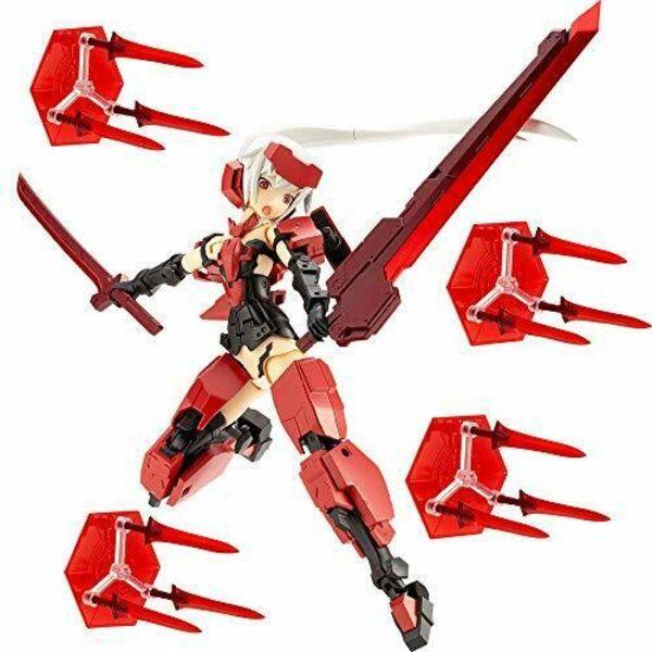 FRAME ARMS GIRL & SADA ZBRANÍ JINRAI Ver. Plastikový model stavebnice NOVINKA z Japonska