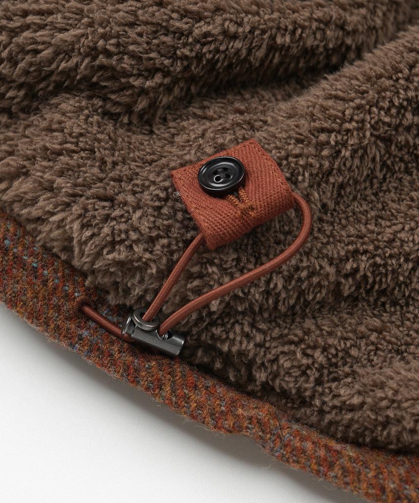 Frizmworks Fluffy Wool Harrington Jacket _ Maple