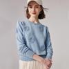 Paloo Women's 2025 Autumn/Winter Pure Cashmere Round Neck Embroidered Knit Sweater
