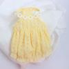 Summer Breathable Floral Cat Dress Princess Skirt Lightweight Pet Sundress Apparel Clothes for Small Lovely Dog Puppy Kitten