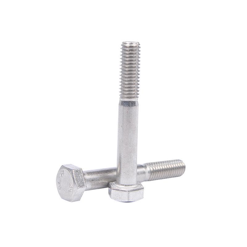 M6-M8 Coarse Thread Half-Threaded Hex Head Bolt - 316 Stainless Steel DIN931