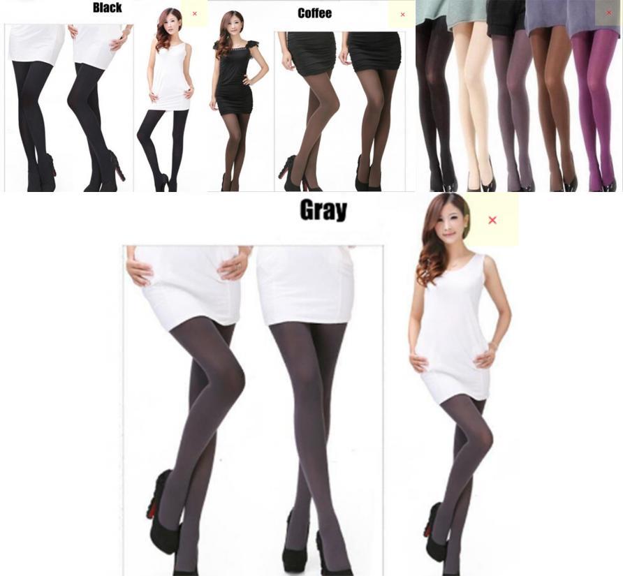 Fashion Women's All-match 80d Silk Slim Pantyhose Stockings Hosiery In Luxurious Black