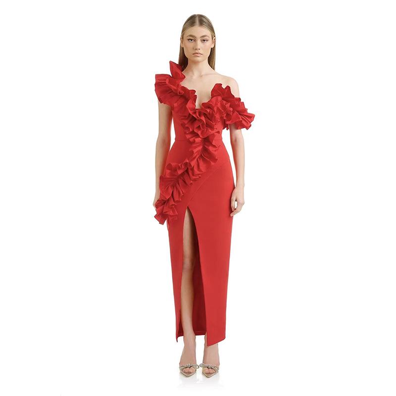 Annual Meeting Festive Bandage Evening Dress