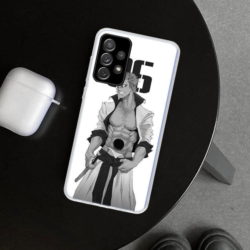 Grimmjow 6 Bleach Phone Case Cover for Samsung Galaxy A12 A22 A32 A52 A72 A02S A51 A50S A31 A20S A10S Note 20 Ultra 10 Plus Gala
