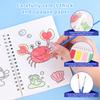 High-Quality 4Pcs/Set High-Quality Cartoon High-Quality Coloring High-Quality Books Self-assembly High-Quality Watercolor High-Quality Painting