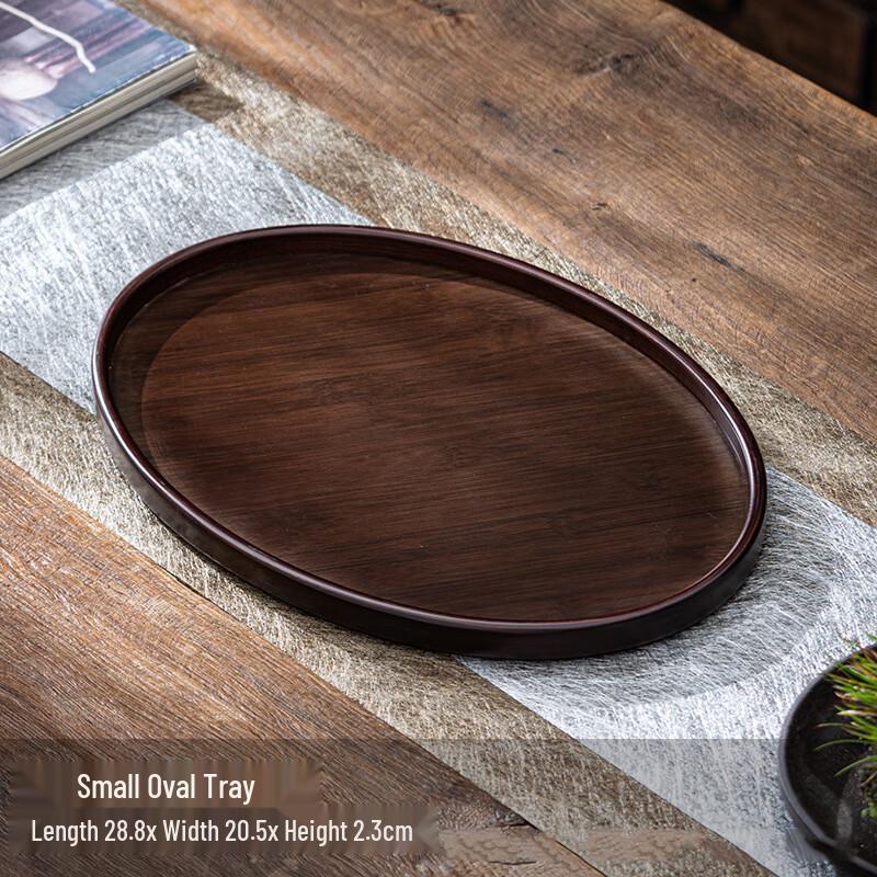 Bamboo Walnut Tea Serving Tray