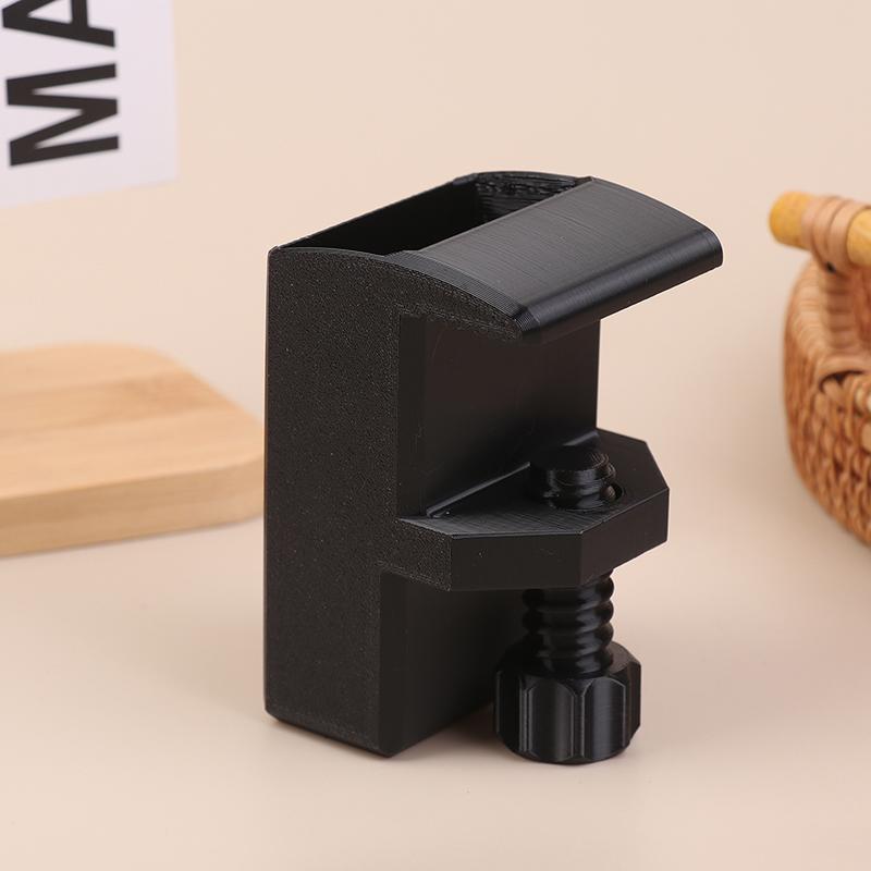 

Clip On Desk Edge Pen Holder Organizer Wide Clamping No Screws Office Home Storage For Workplace Teaching Office Organization чёрный