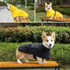 XL-7XL Waterproof Pet Dog Clothes Raincoats With Reflective Strip Dogs Rain Coat Outdoor Jackets Pet Supplies
