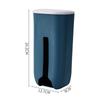 Kitchen Grocery Plastic Bag Holder Dispenser Wall Mount Garbage Bag Holder Refillable Trash Bag Saver Kitchen Organizer