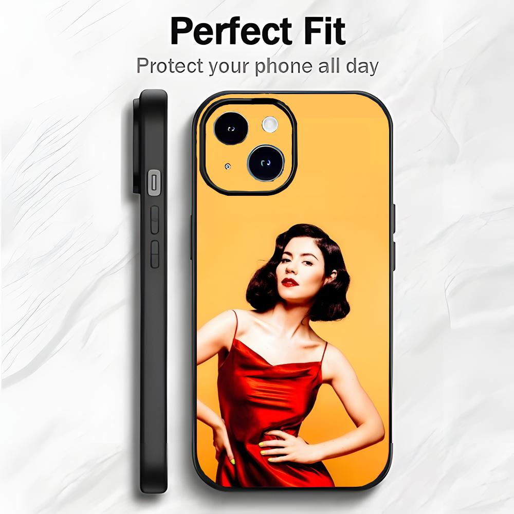 Pop Singer M-Marina and the Diamonds Phone Case Phone Case Soft Packaging Lightweight For iPhone17 16 15 14 13ProMax
