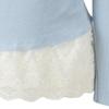GGPX New York Drapeneck Lace Contrast Knit Gq3kp018f