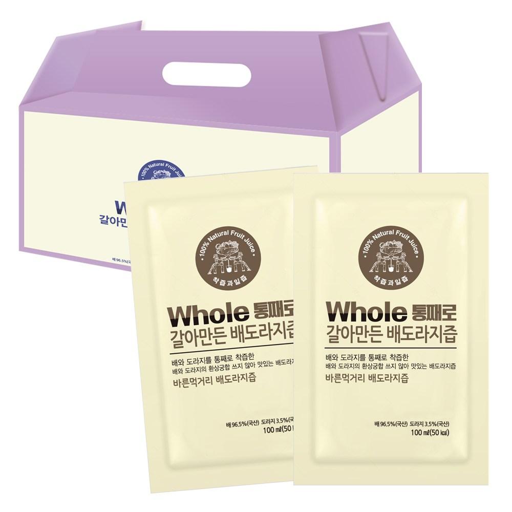 Authentic Pear and Balloon Flower Root Juice Made by Grinding Whole, Standard Pouch, 50p, 5L, 1 Pcs