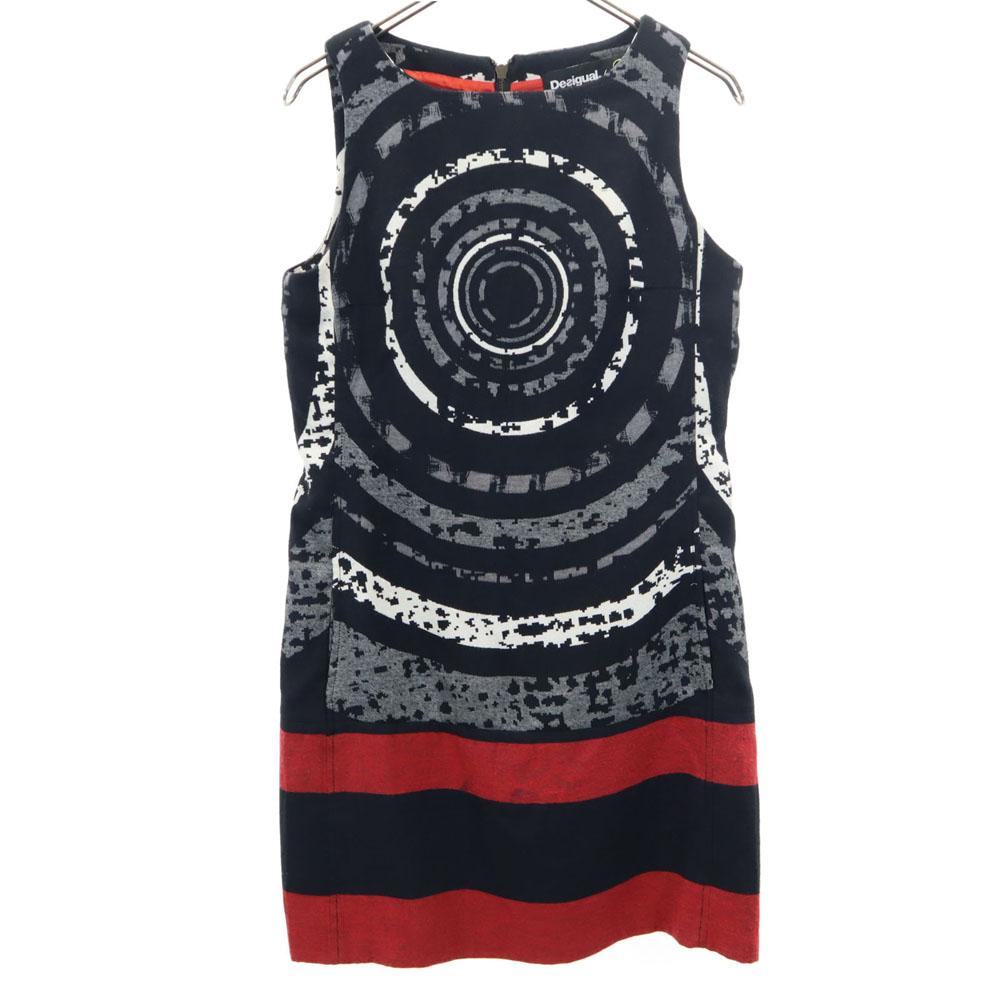 Desigual Overall handle No sleeve one piece 40 Black series Women Used