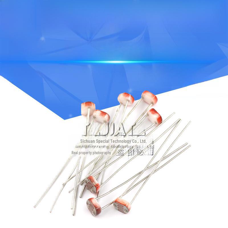 Spot 5539 Photoresistor: 5mm Bright Spot, 50-100K Resistance, Photoelectric Detection Element