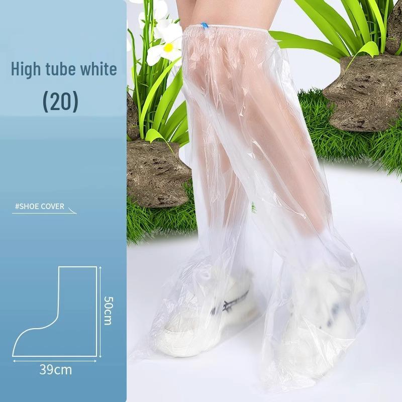 "Anti-Slip Waterproof Mid-Calf Rain Shoe Covers for Men & Women - Durable, Thickened, Wear-Resistant Outdoor Overshoes”