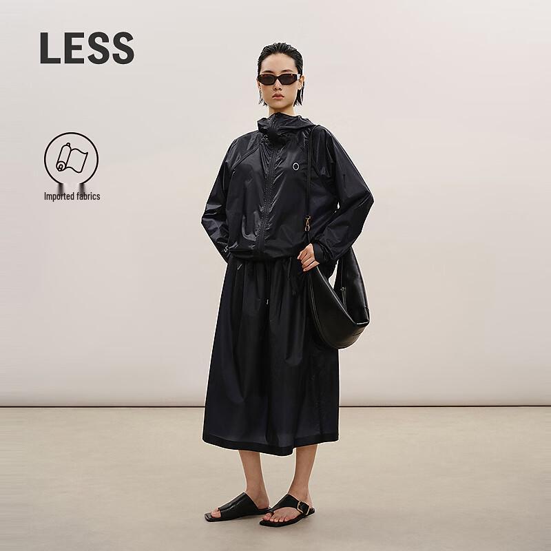 LESS 2026 Spring Pleated Midi Skirt