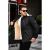 Outdoor Cold And Windproof Winter Men's Coat With Fur Inside