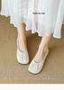 Women's 2025 Genuine Leather Vintage Slip-On Flats - Soft Sole Versatile Spring Shoes