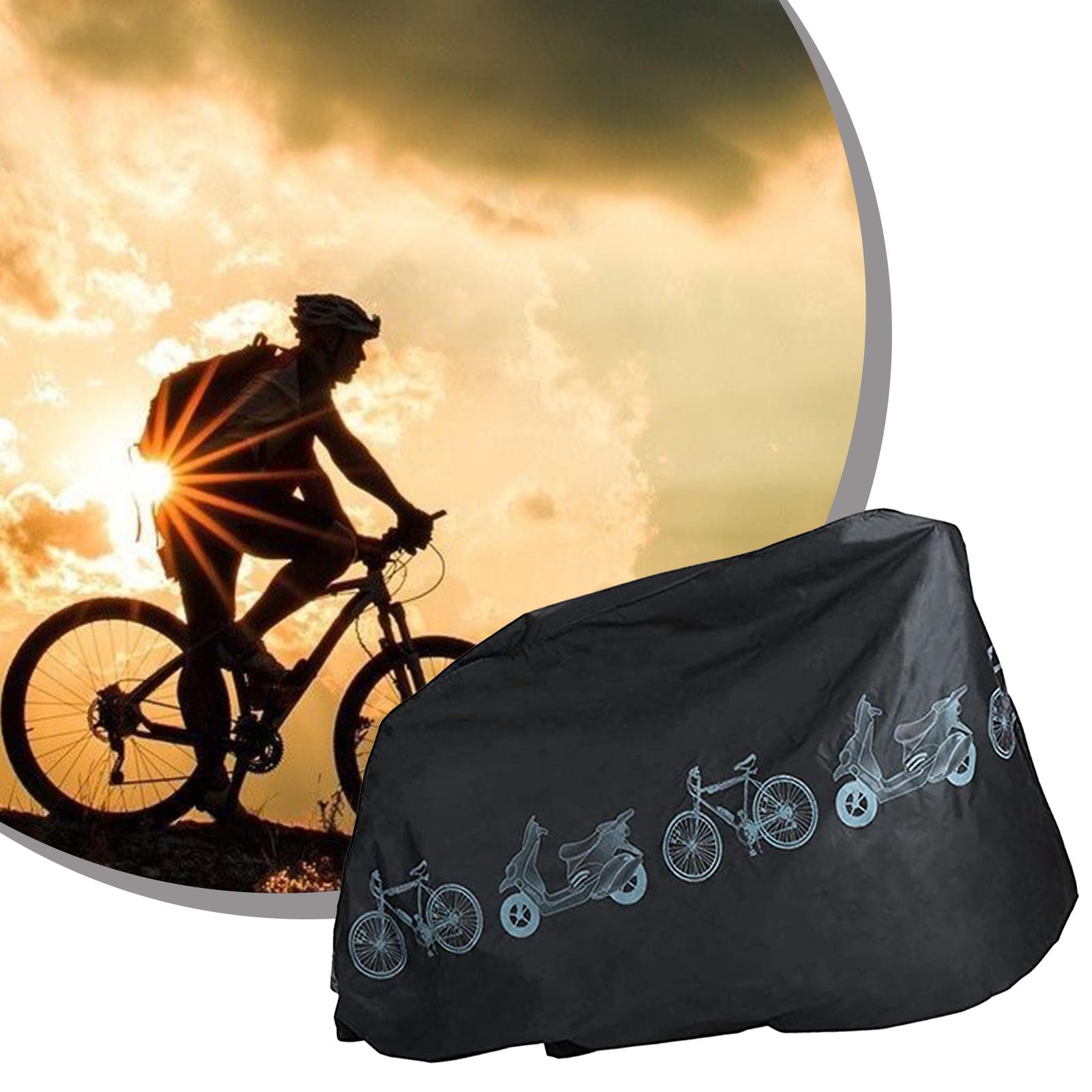 Bike Case Bicycle Accessories Dustproof Grey Polyester чёрный
