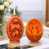 3D DIY Jesus Egg Candle Silicone Mold Virgin Mary Easter Egg Resin Mould Easter Egg Gypsum Molds Home Decor
