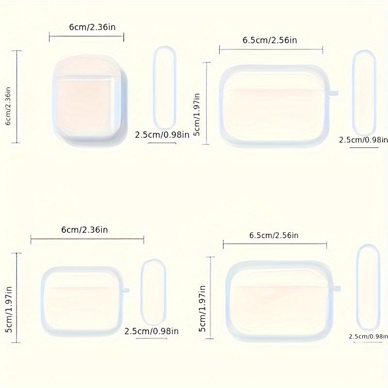 Cute Love Transparent Earphone Protective Cover for AirPods Pro2/Pro3/Pro Anti Drop Earphone Cover for AirPods 4/3/1/2Anti Shock