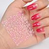 30PCS 3D Nail Stickers Colorful Flowers Daisy Butterfly Star Heart Design Self Adhesive Shiny Nail Art Decorations for Women DIY Manicure