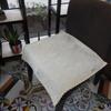 Seat Cushion Lace-up Thick Fabric Four Seasons Seat Cushion Summer Cotton Linen Office Student Dining Chair Stool Cushion