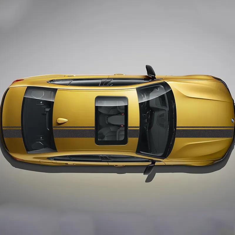 Car Hood Bonnet Roof Trunk Kit Long Racing Stripe Stickers For BMW 3 Series M3 E90 F30 G20 Vinyl Decals Auto Tuning Accessories