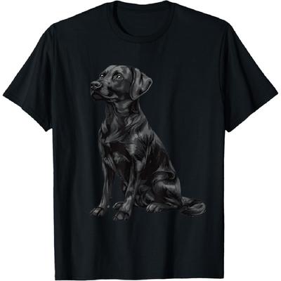 Black Labrador Retriever T-Shirt(3)