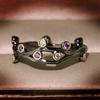 high quality black gold ring colorful zircon ring wedding party engagement jewelry gift for Lady Geometric