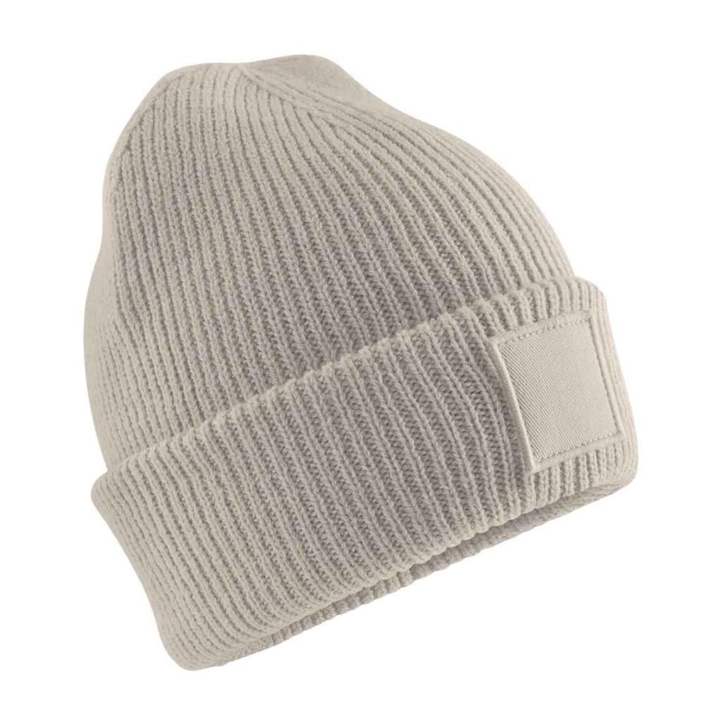 Beechfield Gorro con puño y parche tonal para niños/niñas