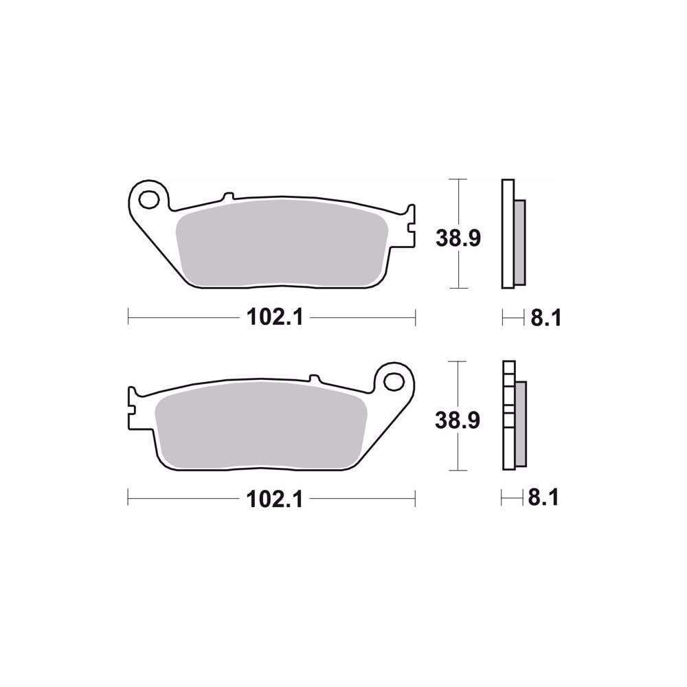 brembo SERIEORO 07HO30LA Brake Pad LA
